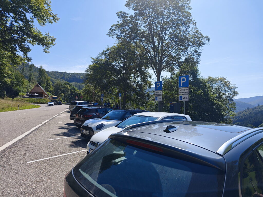 Todtnauer Wasserfälle Parkplatz in Aftersteg